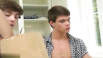 Young Twinks Barebacking In Bed - A Gay Porn Video!