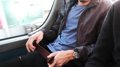 Bus Blowjob Explosion!: Cum Shots Public Outside