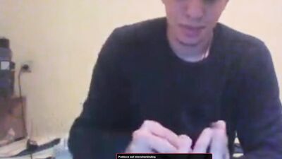 Moroccan Arab Twink Cums Hard in New SIMO Gay Porn Video!