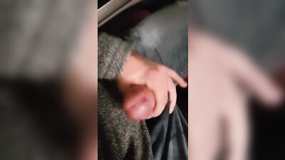 18yo wanking on the bus