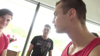 Kians Freshmen Frenzy! - HD Action, Ass Play & Bareback!