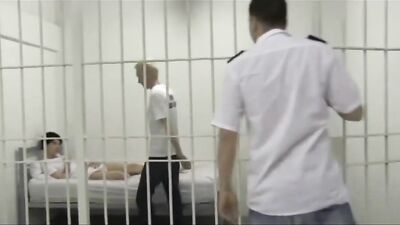 Young Offenders - Perverted Jailhouse Antics with Twink Inmates!