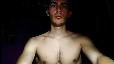 Spanish Cum Explosion! First Time Cam Show With 18-Year-Old Jerk Off King
