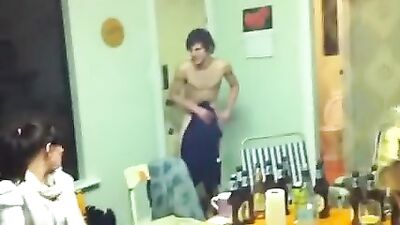 Stripped & Exposed: Gay Amateur Porn in Friends House!
