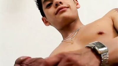 Latino Oral Show with Cum Shots - Big Wank! MVid 4700