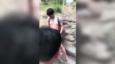 Chinese Boy Gets Used by Crowd of Horny Older Men!