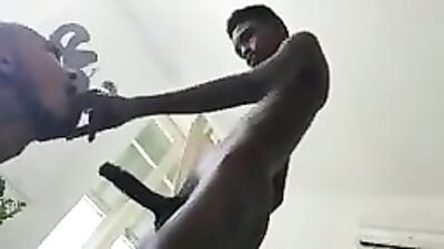 Young Black Latino Action Bareback Oral