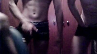 Latino Trios Big Cock Web-Cam Show: Steaming Up The Screen!