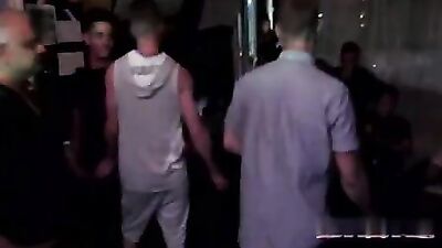 Young Party Bareback: Handsome Host Gets Taken by a Hot Young Top