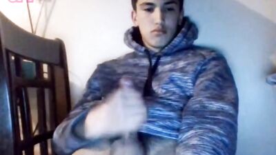 Latin Passion: Horny Hot Web-Cam Handjob Solo Cum