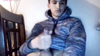 Latin Passion: Horny Hot Web-Cam Handjob Solo Cum