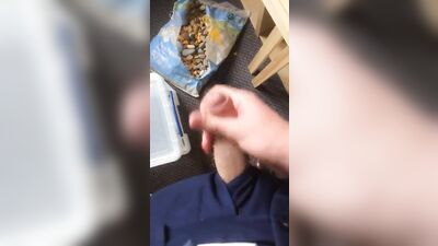 Young & Wild - Teen Wanking in Storage Room