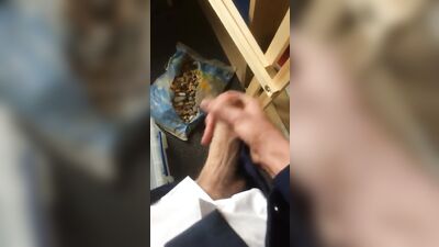 Young & Wild - Teen Wanking in Storage Room