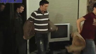 Strip Twister XXX - Gay Porn Video with Men in Suits and Underwear!