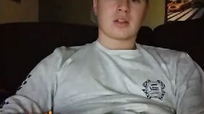 Straight College Jock Cutie Webcam: A Gay Porn Video!