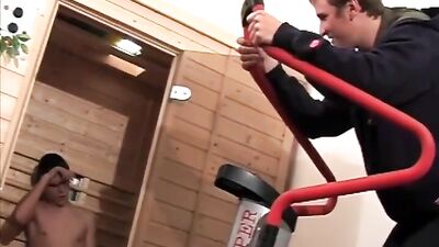 Sauna Boys Get Fucked Again: Big Cocks Cum Shots Oral!