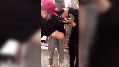 Massive Asian Cutie: The Ultimate Public Outdoor Gangbang!