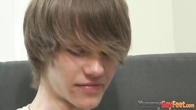 Twinks hot soles spunked