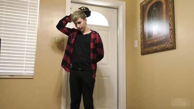 AA Vid - Cute twink boy fucked by two guys