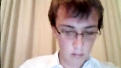 Self-Satisfying Nerd Twink Webcam Adventure
