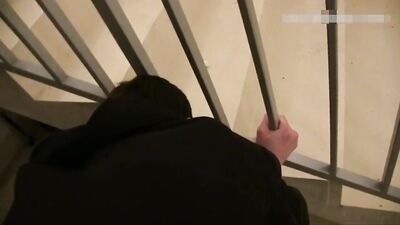 Hallway Heat: Cute Boy Gets Fucked Again!