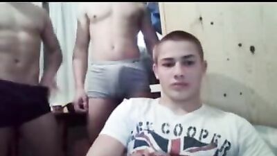 Gay Porn Videos - Three Straight Cocks Web-Cam Explore the excitement and thrill of three straight boys webcamming for your pleasure in this hot new gay porn video.