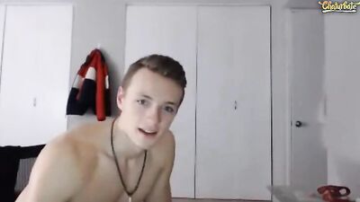 Muscle Boys Cum Shots Handjob: Camboy47 Revisited!