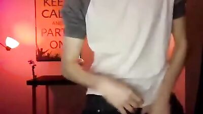 Gay Party Wanker : Solo Web-Cam Adventure