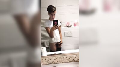 German Boy Goes Wild in the Shower