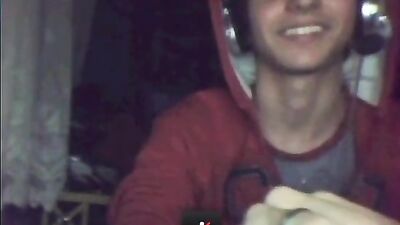 Red boy jerking - The hottest gay porn video of the year!