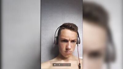 GayBoy Cum Skype - Web-Cam Solo Explosion
