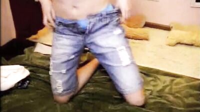 Cum Shots Handjob Solo: Cute Kai on Cam Revamped!