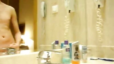 Gay Bathroom Fuckfest - Hotel Room Orgy!