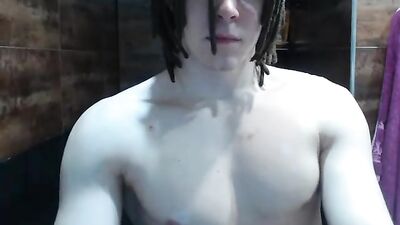 Bound Thug: Gay Porn Web-Cam Solo Bondage