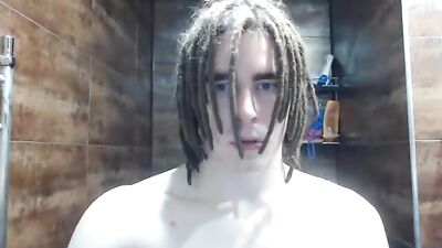Bound Thug: Gay Porn Web-Cam Solo Bondage