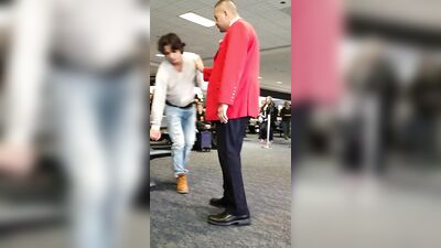 Amateur Fetish Fun: Airport Piss Party!