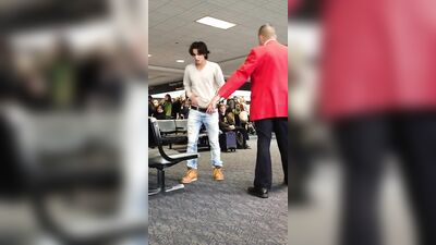 Amateur Fetish Fun: Airport Piss Party!