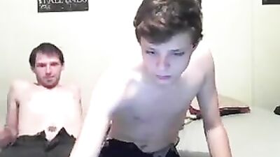 Father and Step Son Web-Cam : Freddie558 Dad son on cam