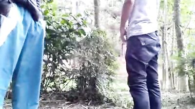 Asian Outdoor Two-Man Action: Straight Friends Dick Touched!