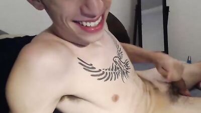 Young and Inked: Skinny Twink Web-Cam Show!
