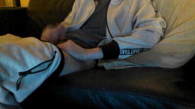 Cumming on Couch - First Time Fun with Big Cocks!