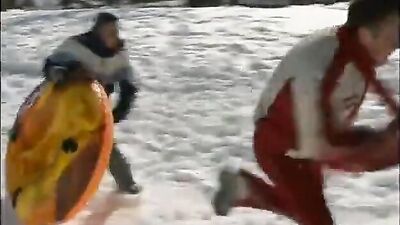 Snowy Pleasures: Bareback Big Cocks Cum Shots!