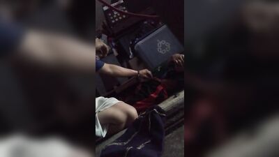 Straight friend spends the night - I suck him he pretends to be asleep but he cums very fast!