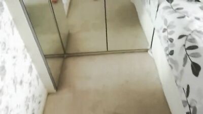 Teen Jock Cumshots: Masturbating in Sisters Room