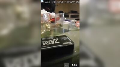 Boy shows dick to friends