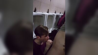 Teen Blowjob Public Toilet Hottie