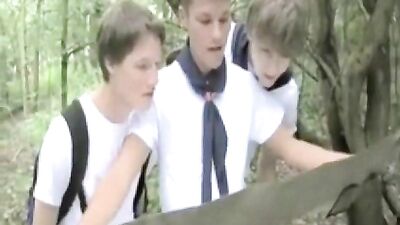 Lost Frat Boys Sex Orgy - Fetish Group Fucks in the Wild!