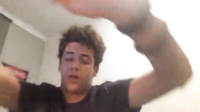 Self-Sucking Spaniard - A Webcam Cum Shot Exposé