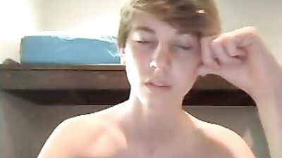 Blonde Cutie Smoothie on Cam: Gay Porn Explosion!