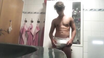White Bliss: Amateur Bulge in Underwear!